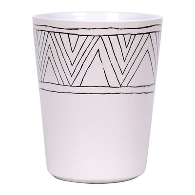 Blue Sky Ceramic Mojave 6.5'' Flower Pot, Multi Color