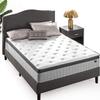 Zinus 12 Inch Comfort Support Cooling Gel Hybrid Mattress, Queen, Euro Top Innerspring Mattress, Motion Isolating Pocket Springs, Mattress in A Box view 1