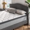 Zinus 12 Inch Comfort Support Cooling Gel Hybrid Mattress, Queen, Euro Top Innerspring Mattress, Motion Isolating Pocket Springs, Mattress in A Box view 2