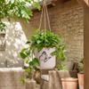 Blue Sky Ceramic Hanging Lilyanna Butterfly 6.5" Flower Pot view 2
