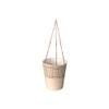 Blue Sky Ceramic Hanging Colby Stripe 5'' Flower Pot, Multi Color view 1