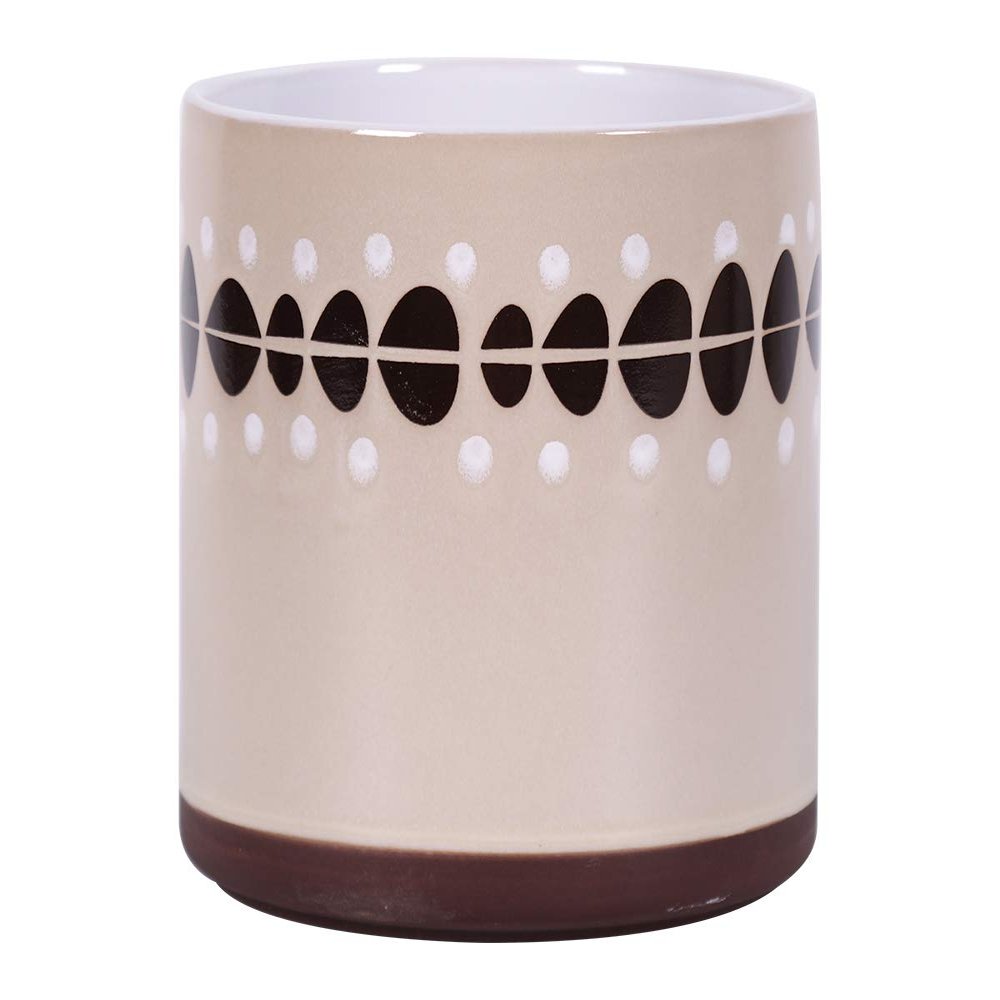 Blue Sky Ceramic Georgian Tess 6.5" Flower Pot, Multi Color