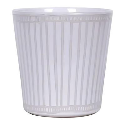 Blue Sky Ceramic Angelo Stripe 5'' Flower Pot