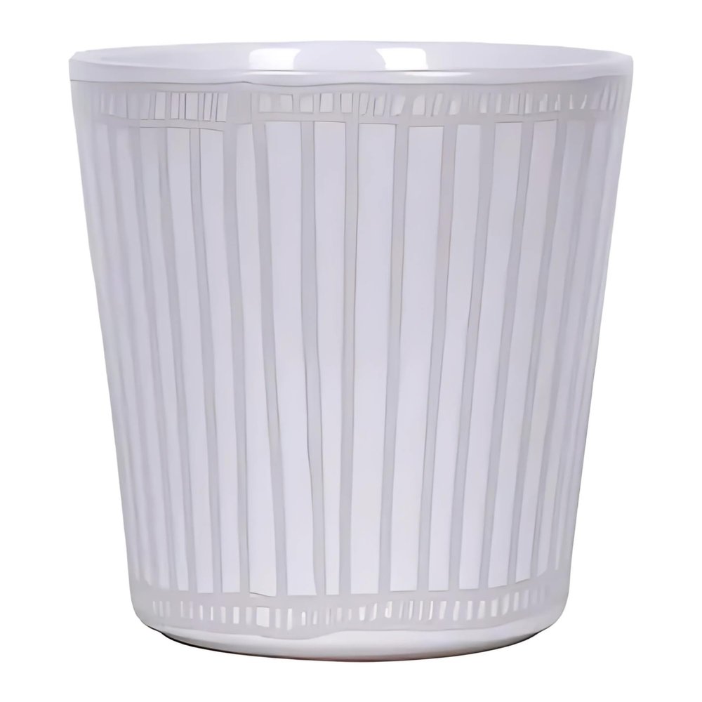 Blue Sky Ceramic Angelo Stripe 5'' Flower Pot