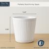Blue Sky Ceramic Angelo Stripe 5'' Flower Pot view 2