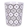 Blue Sky Ceramic Cameo Trifoil 6.5'' Flower Pot, Multi Color view 1