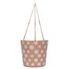 Blue Sky Ceramic Hanging Polka Dot Sand 6.5'' Flower Pot, Multi Color view 1