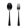 Sola Oslo Table Spoon & Fork Set of 2, PVD Black view 1