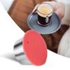 Reusable Coffee Filters Holder, Coffee Capsules Cup, Stainless Steel Reusable Coffee Pfilters Refillable Coffee Capsule Cup Compatible with Coffee Maker(red) view 2