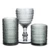 Abbott Collection Pebble Finish Tumbler, 3 inches high, Grey view 3