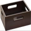 AquaTeak Moa Mocha-Shield Teak Small Storage Tray view 1