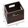 AquaTeak Moa Mocha-Shield Teak Small Storage Tray view 2