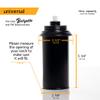 Backyadda Torch Replacement Canisters (16 oz). Compatible with Tiki Torches. Easy Fill Opening. 4-Pack Standard Metal (Without Caps) view 3