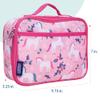 Wildkin Kids Insulated Lunch Box Durable and Reusable for School & Travel - Magical Unicorns view 3