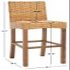 Safavieh Home Tobie Natural Rattan 30-inch Bar Stool view 2