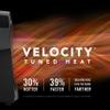 Vornado Velocity 3R Whole Room Space Heater with Timer, Adjustable Thermostat, and Advanced Safety Features, Black view 3
