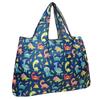 allydrew Large Foldable Tote Nylon Reusable Grocery Bag, Dinosaurs view 1