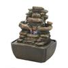 Tiered Rock Formation Tabletop Fountain 8.25x6.25x10.25 view 1