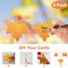 50 LED 16.4Ft Thanksgiving Decorations Fall Garland String Lights with Timer, Lighted Autumn Leaves Garlands Decor, Fall Lights for Home Decoration Party Indoor Mantle view 3