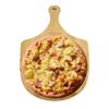 12 Inch Pizza Peel, Round Cutting Board with handle Pizza Serving board Spatula Paddle- Premium Natural Bamboo - Perfect for Homemade Pizza, Bread Baking, Cutting Fruit, Vegetables, Cheese view 2