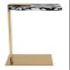 Safavieh Couture Collection Mars White and Black Acrylic C Drink Table (SFV3563C) view 4