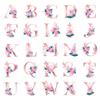 30 bookmarks monogram initials baby shower favors personalized view 2