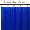 AMZSEVEN 40 Pack Curtain Rings with Clips, Drapery Clips with Rings, Drapes Rings 1.26 in Interior Diameter, Fits up to 1 in Curtain Rod, Black view 4