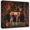 Animated Forest Wall Art Decor Picture Painting Poster Print on Canvas Panels Pieces - Nature Theme Wall Decoration Set - Wilde Wall Picture for Creative Space 17 by 30 in view 1