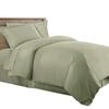 Royal Tradition College Dorm Room Bundle-Twin XL Cotton Bedding Set (3PC Bed Sheets Set, 1-Mattress Protector, 1-Comforter, 2PC Duvet Cover Set, 1-Bed-Skirt) Solid Sage view 1