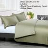 Royal Tradition College Dorm Room Bundle-Twin XL Cotton Bedding Set (3PC Bed Sheets Set, 1-Mattress Protector, 1-Comforter, 2PC Duvet Cover Set, 1-Bed-Skirt) Solid Sage view 2