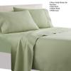 Royal Tradition College Dorm Room Bundle-Twin XL Cotton Bedding Set (3PC Bed Sheets Set, 1-Mattress Protector, 1-Comforter, 2PC Duvet Cover Set, 1-Bed-Skirt) Solid Sage view 3