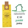 12 50688 Bags + 1 EF-1 HEPA Media Filter Kit. Compatible with Kenmore Progressive Upright Vacuums. 12 Style U/L/O 2-PLY Bags 50688 + 1 Sears EF-1 Filter 20-53295 86889 view 2