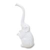 Creative Ceramic Toilet Brush Holders Bathroom WC Soft Bristled Detachable Elephant Shape Long Handle Toilet Brush Set (Color : White) view 1