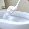 Creative Ceramic Toilet Brush Holders Bathroom WC Soft Bristled Detachable Elephant Shape Long Handle Toilet Brush Set (Color : White) view 4