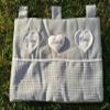 PAGO POCO Bows Design Oven Cover Size 46 x 35 Colour: Grey/Beige New 2020!!! ! grey view 3
