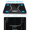 LEADZM 180Kg Slim Waist Pattern Personal Scale Black view 3