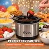 0.65 qt slow cooker warmer, fondue pot set,chocolate melting pot view 4