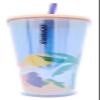 Summer 2020 Tropical Mermaid Palm Tree Acrylic Cold Cup Tumbler 24oz view 1