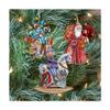 Designocracy Story of Nutcracker Wooden Ornaments Set of 3 Wall Decor Set, Gift Set Art by G.DeBrekht 8100011S3 view 1