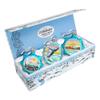 at The Sea Set of 3 Glass Ornament, Gift Box Sets, Coastal Decor - 770134S3 Coastal Art by G.DeBrekht - Designocracy view 1