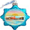 at The Sea Set of 3 Glass Ornament, Gift Box Sets, Coastal Decor - 770134S3 Coastal Art by G.DeBrekht - Designocracy view 3