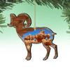 Goat Shaped Wooden Ornaments Set of 2 Art by G.DeBrekht Wildlife 8198228 - Designocracy view 3