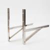 HaHawaii Air Conditioner Bracket,2Pcs Wall Mount Bracket AC Rust-Free Stainless Steel Support Rack Silver view 2
