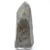 550g 4.6" Purple Amethyst Quartz Cluster w/Polished Edge Natural Sparkling Gemstone Crystal Mineral Geode Specimen - Brazil + One Polished Clear Quartz Cabochon view 4