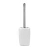 Ceramics Toilet Brushes and Holders Square Toilet Brush Set WC Bathroom Toilet Brush Long Handle Loo Brush Scrubber Set (Color : White) view 1