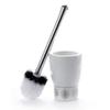 Ceramics Toilet Brushes and Holders Round Toilet Brush Set WC Bathroom Toilet Brush Long Handle Loo Brush Scrubber White (Color : White, Size : B) view 1