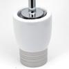 Ceramics Toilet Brushes and Holders Round Toilet Brush Set WC Bathroom Toilet Brush Long Handle Loo Brush Scrubber White (Color : White, Size : B) view 4