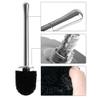 Ceramics Toilet Brushes and Holders Square Toilet Brush Set WC Bathroom Toilet Brush Long Handle Loo Brush Scrubber Set (Color : Beige) view 3