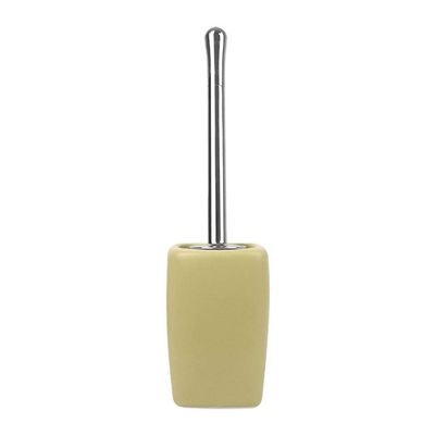 Ceramics Toilet Brushes and Holders Square Toilet Brush Set WC Bathroom Toilet Brush Long Handle Loo Brush Scrubber Set (Color : Green)