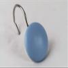 Thorness Twelve Green, Blue and Pink Round Shower Curtain Hooks view 2